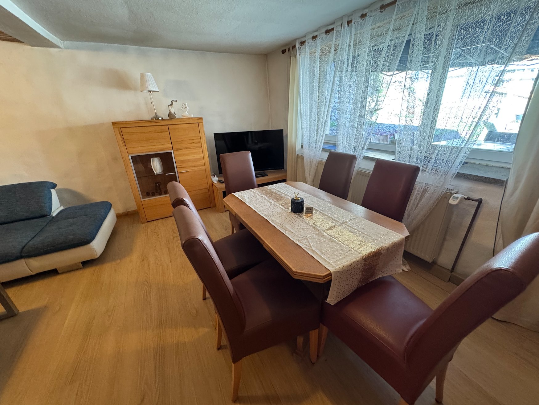 Essbereich Ferienhaus Dahl