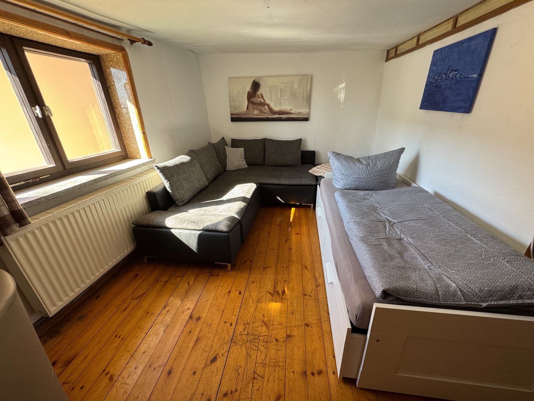 Wohn- und Schlafbereich Ferienhaus Dahl