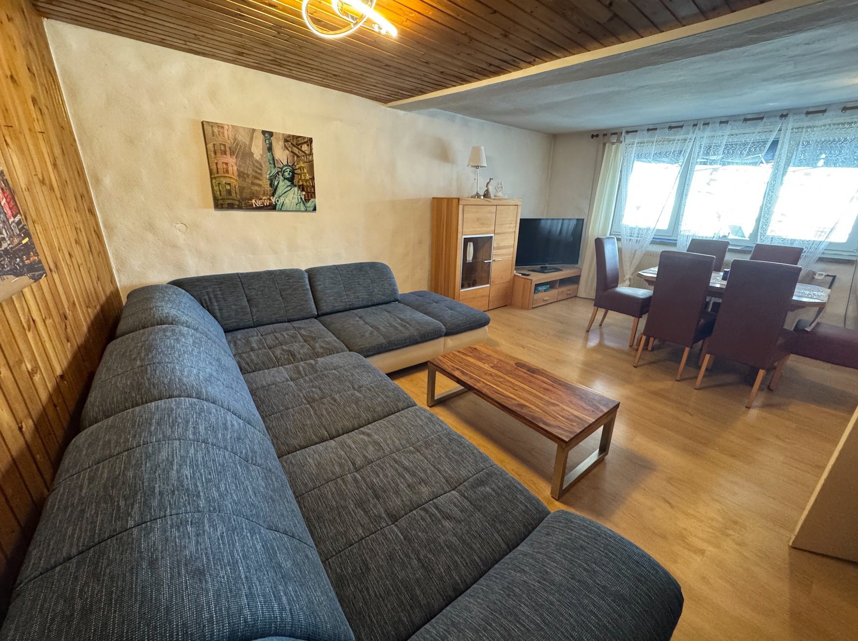 Wohnbereich Ferienhaus Dahl