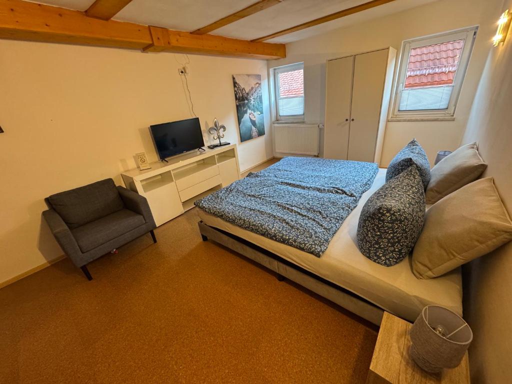Gemütliches Schlafzimmer Refugium am Schlossberg