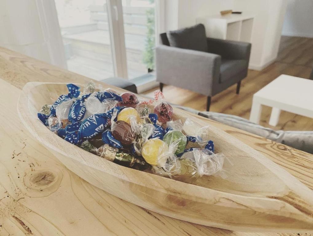 Süßigkeiten als Begrüßung