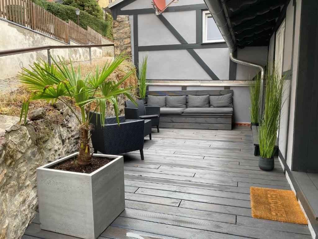 Terrasse mit Lounge