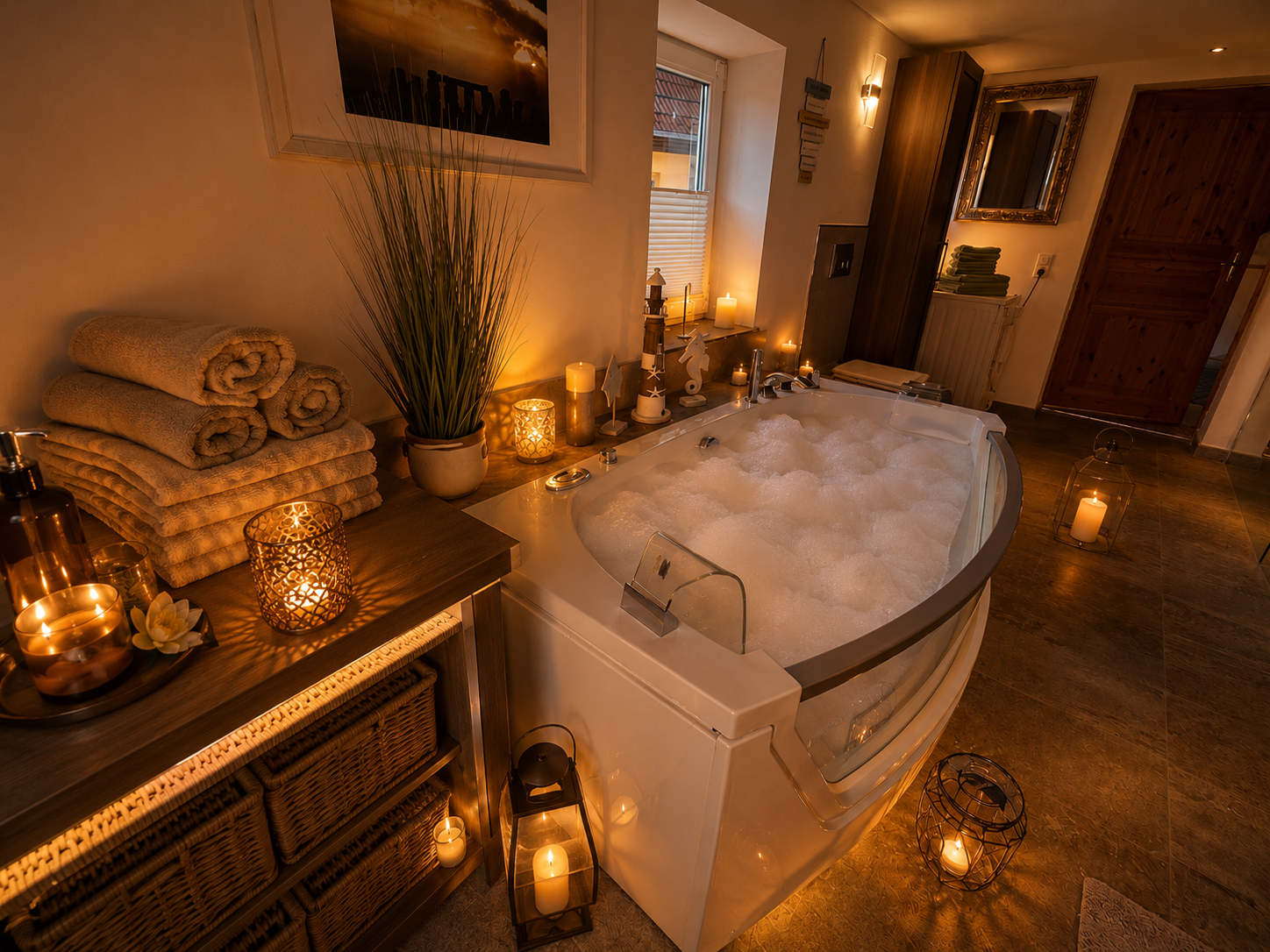 Refugium am Schlossberg Wellnessbad